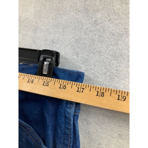 Wrangler 13MWZ Jeans Mens 36x34 Blue Denim Cowboy Cut Original Fit Straight Leg - Picture 4 of 8